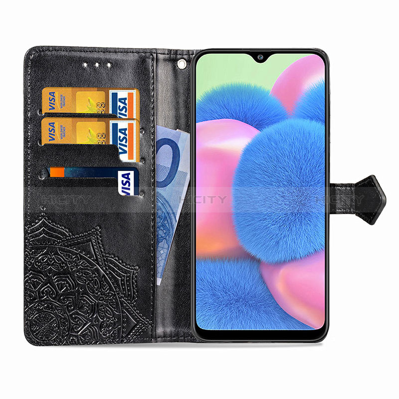 Handytasche Stand Schutzhülle Flip Leder Hülle Modisch Muster für Samsung Galaxy A30S