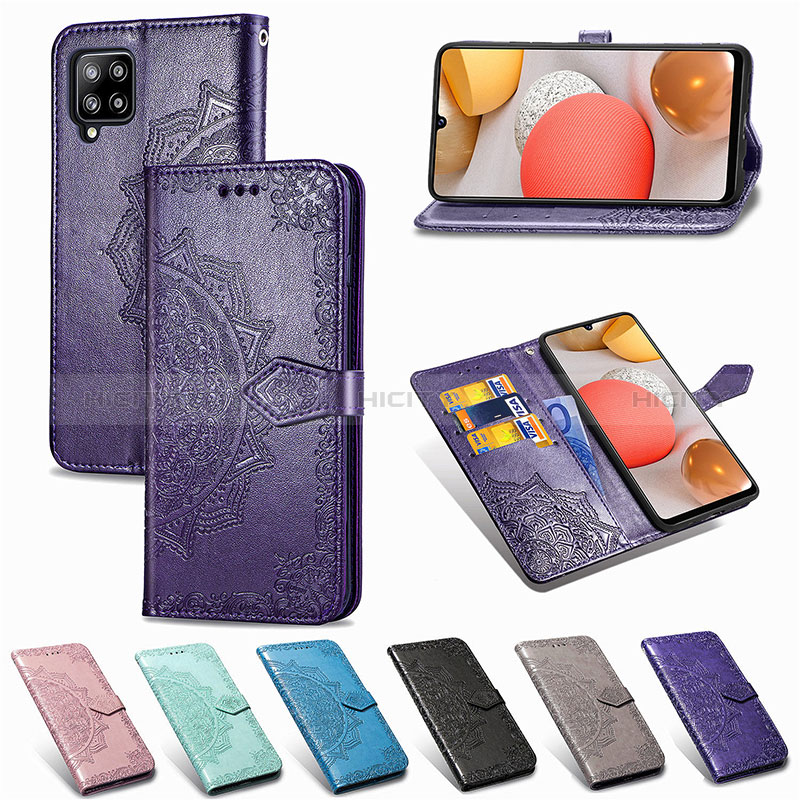 Handytasche Stand Schutzhülle Flip Leder Hülle Modisch Muster für Samsung Galaxy A42 5G