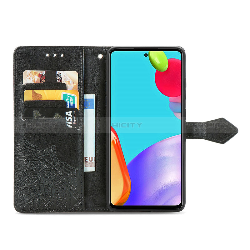 Handytasche Stand Schutzhülle Flip Leder Hülle Modisch Muster für Samsung Galaxy A52s 5G groß