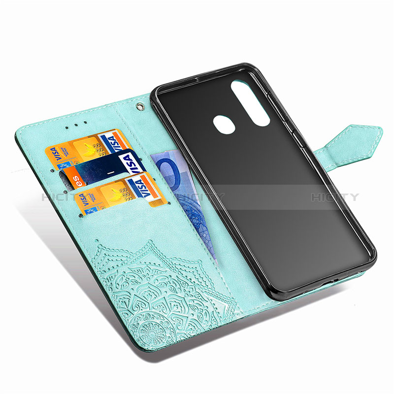 Handytasche Stand Schutzhülle Flip Leder Hülle Modisch Muster für Samsung Galaxy A60