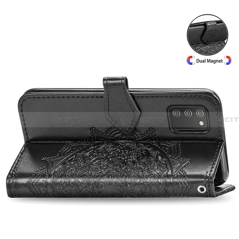 Handytasche Stand Schutzhülle Flip Leder Hülle Modisch Muster für Samsung Galaxy F02S SM-E025F