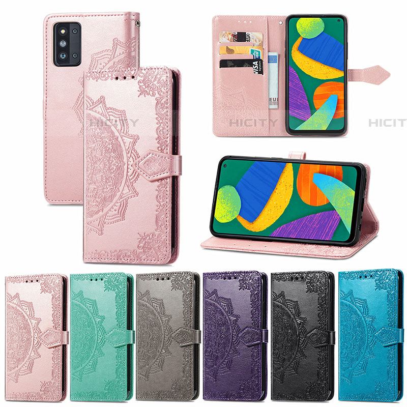 Handytasche Stand Schutzhülle Flip Leder Hülle Modisch Muster für Samsung Galaxy F52 5G