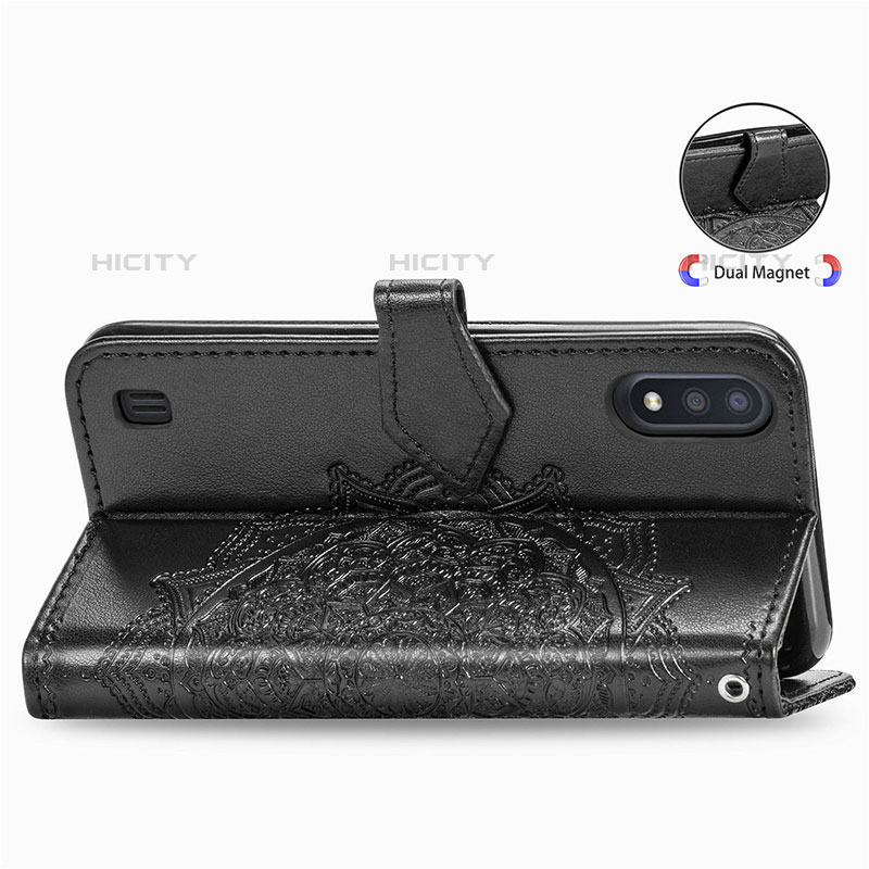 Handytasche Stand Schutzhülle Flip Leder Hülle Modisch Muster für Samsung Galaxy M01 groß