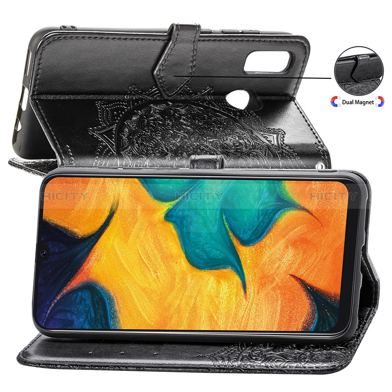 Handytasche Stand Schutzhülle Flip Leder Hülle Modisch Muster für Samsung Galaxy M10S