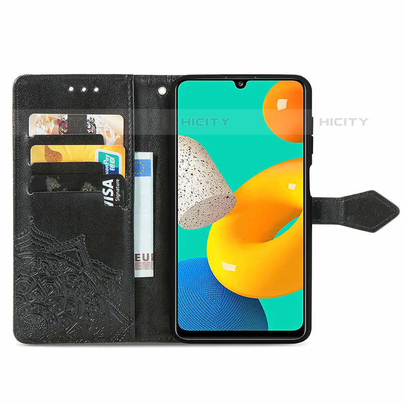 Handytasche Stand Schutzhülle Flip Leder Hülle Modisch Muster für Samsung Galaxy M32 4G