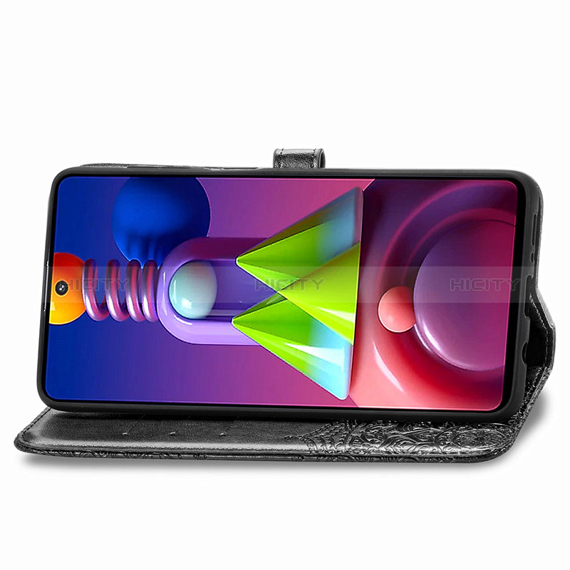 Handytasche Stand Schutzhülle Flip Leder Hülle Modisch Muster für Samsung Galaxy M51