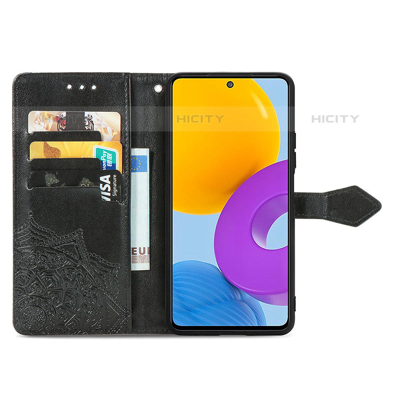 Handytasche Stand Schutzhülle Flip Leder Hülle Modisch Muster für Samsung Galaxy M52 5G