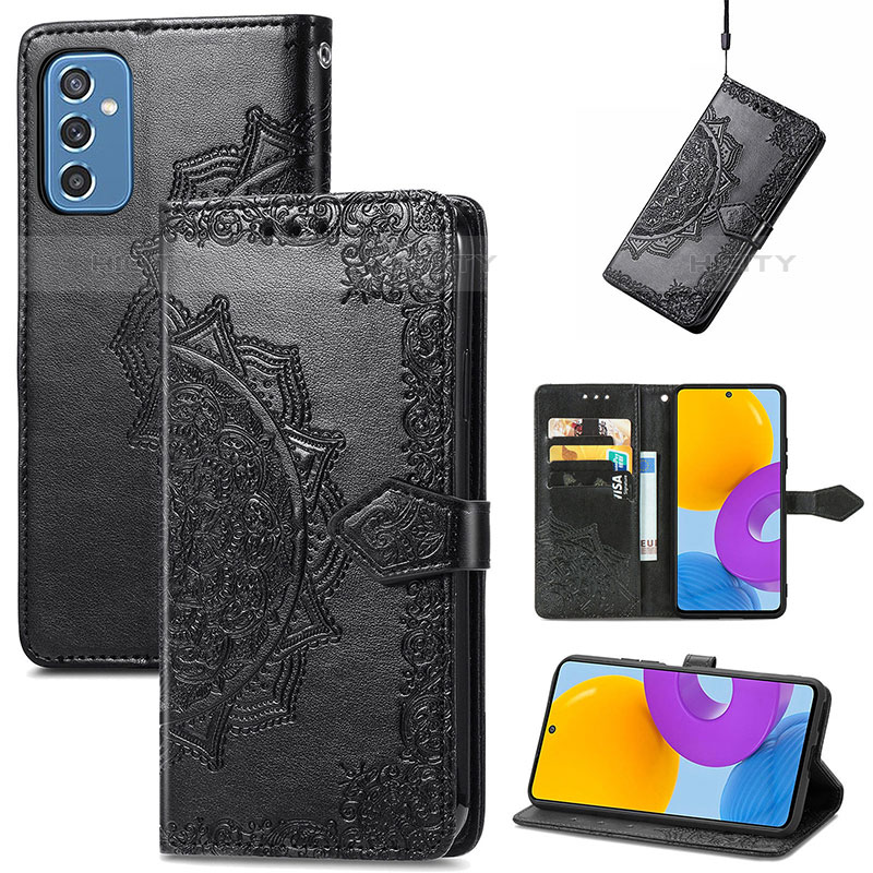 Handytasche Stand Schutzhülle Flip Leder Hülle Modisch Muster für Samsung Galaxy M52 5G