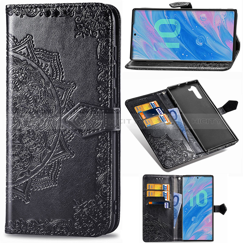 Handytasche Stand Schutzhülle Flip Leder Hülle Modisch Muster für Samsung Galaxy Note 10 5G