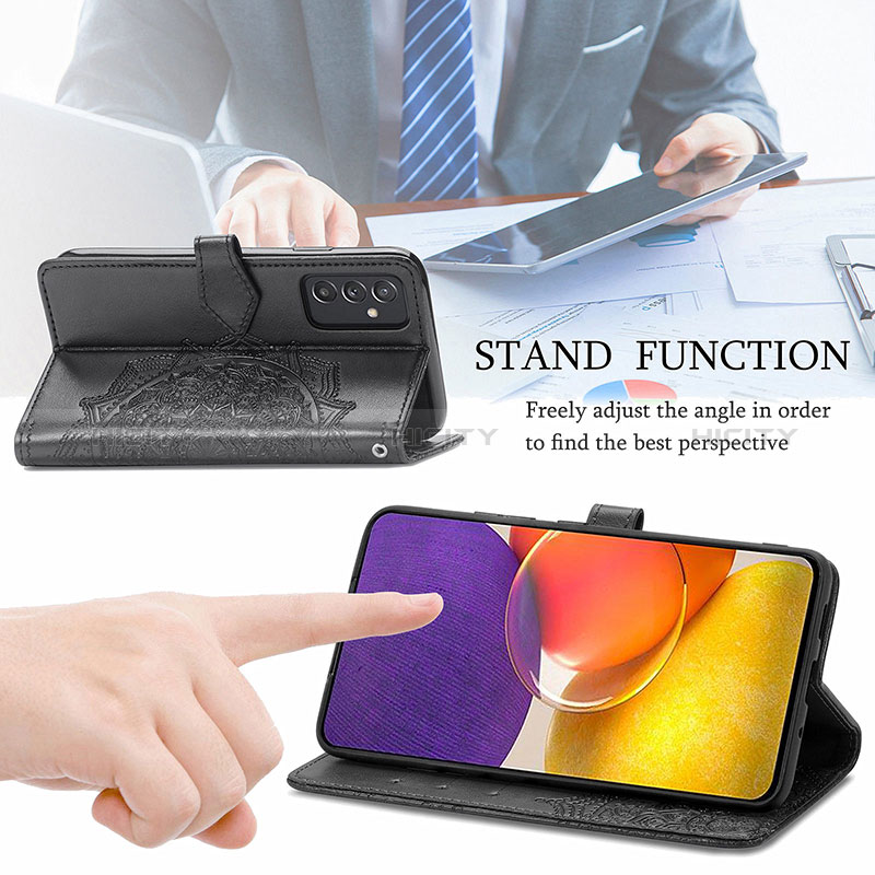 Handytasche Stand Schutzhülle Flip Leder Hülle Modisch Muster für Samsung Galaxy Quantum2 5G