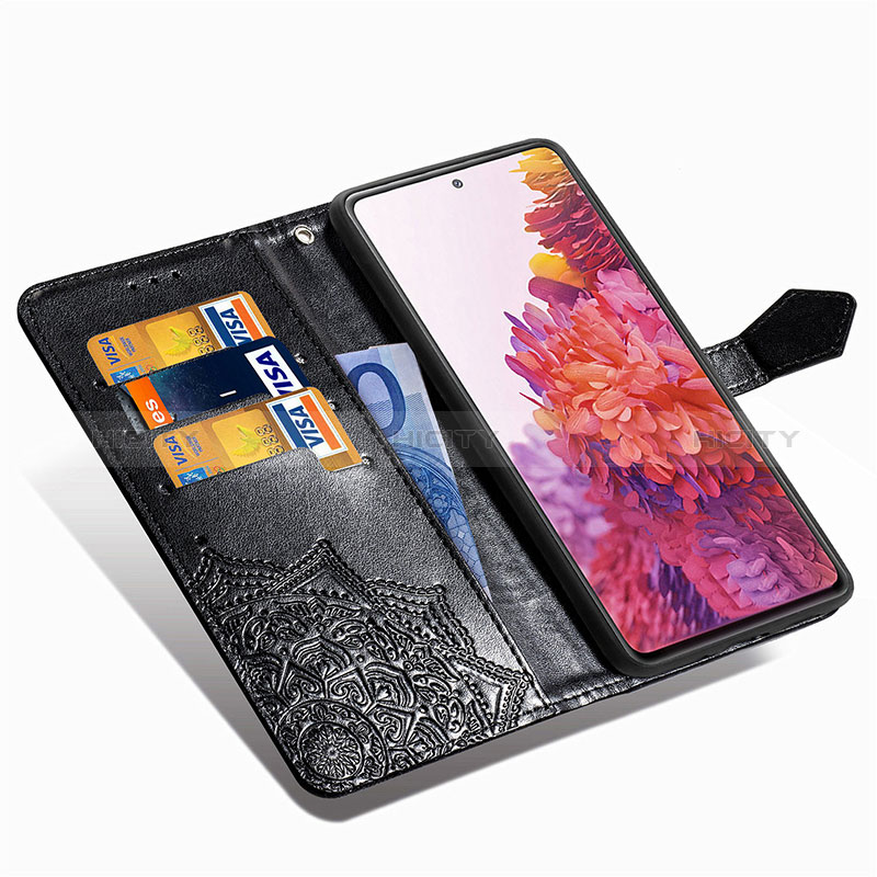 Handytasche Stand Schutzhülle Flip Leder Hülle Modisch Muster für Samsung Galaxy S20 FE 5G groß