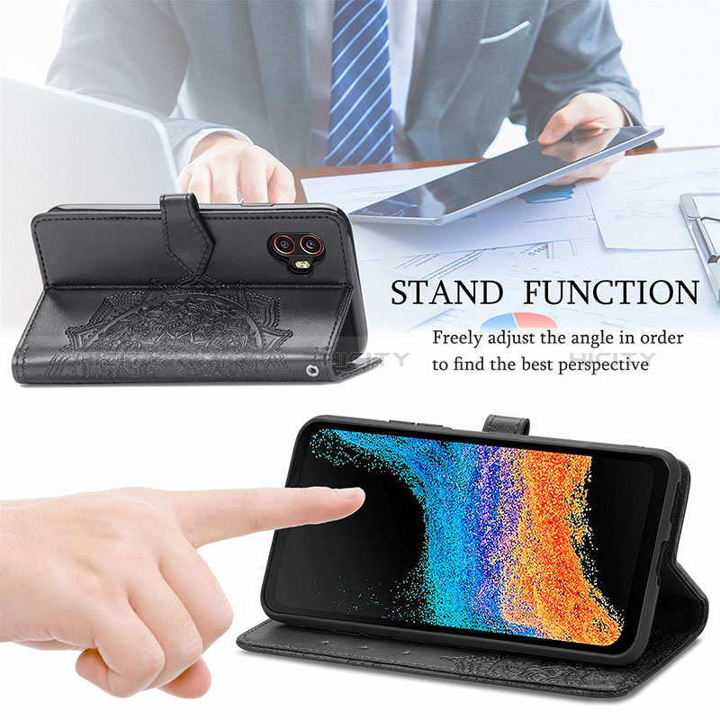 Handytasche Stand Schutzhülle Flip Leder Hülle Modisch Muster für Samsung Galaxy XCover 6 Pro 5G