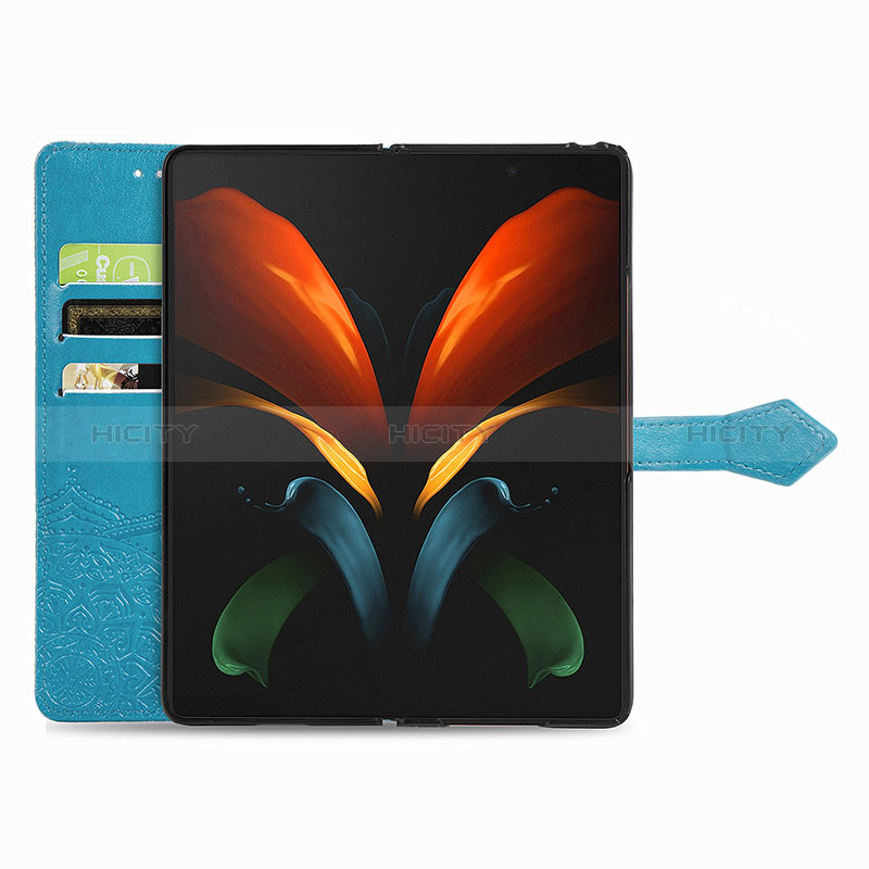 Handytasche Stand Schutzhülle Flip Leder Hülle Modisch Muster für Samsung Galaxy Z Fold3 5G