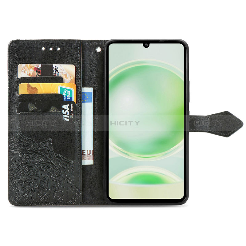 Handytasche Stand Schutzhülle Flip Leder Hülle Modisch Muster für Sharp Aquos Sense8 groß