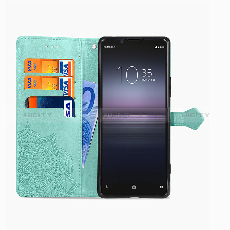 Handytasche Stand Schutzhülle Flip Leder Hülle Modisch Muster für Sony Xperia 1 II groß