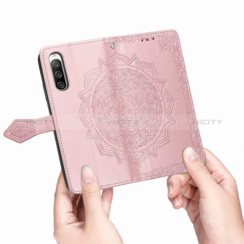 Handytasche Stand Schutzhülle Flip Leder Hülle Modisch Muster für Sony Xperia 10 IV SO-52C