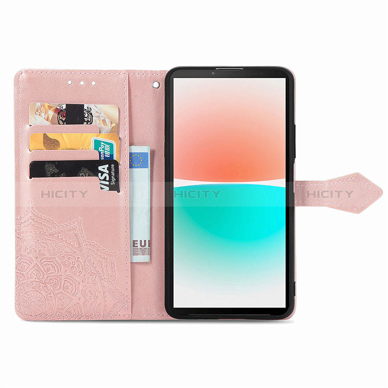 Handytasche Stand Schutzhülle Flip Leder Hülle Modisch Muster für Sony Xperia 10 IV SO-52C