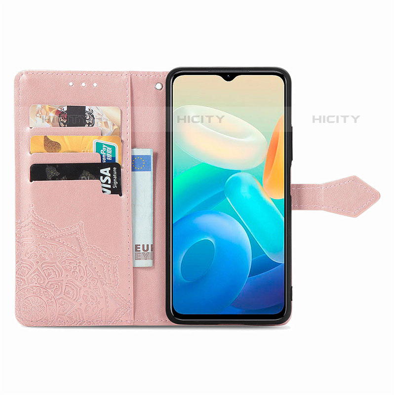 Handytasche Stand Schutzhülle Flip Leder Hülle Modisch Muster für Vivo iQOO Z6 Lite 5G