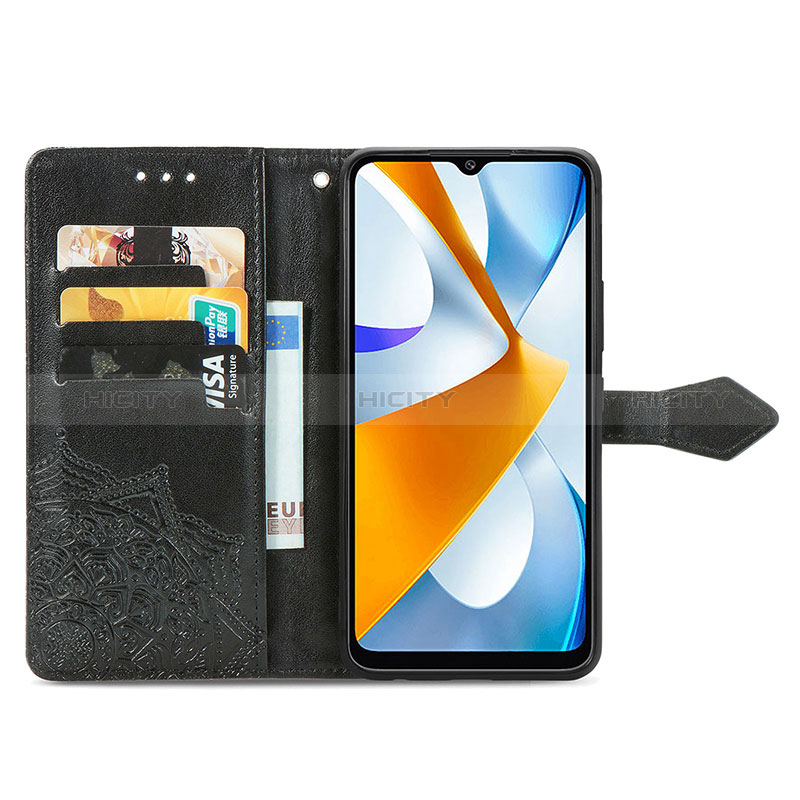 Handytasche Stand Schutzhülle Flip Leder Hülle Modisch Muster für Xiaomi Poco C40