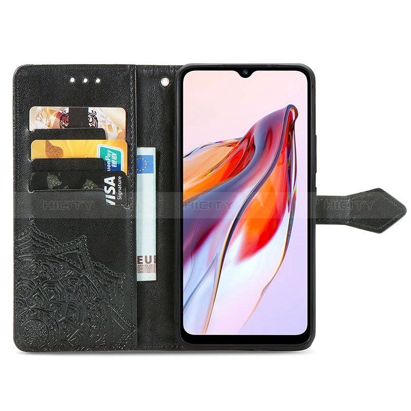 Handytasche Stand Schutzhülle Flip Leder Hülle Modisch Muster für Xiaomi Poco C55 groß