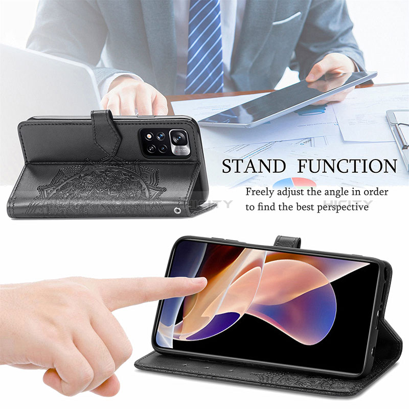 Handytasche Stand Schutzhülle Flip Leder Hülle Modisch Muster für Xiaomi Poco X4 NFC groß