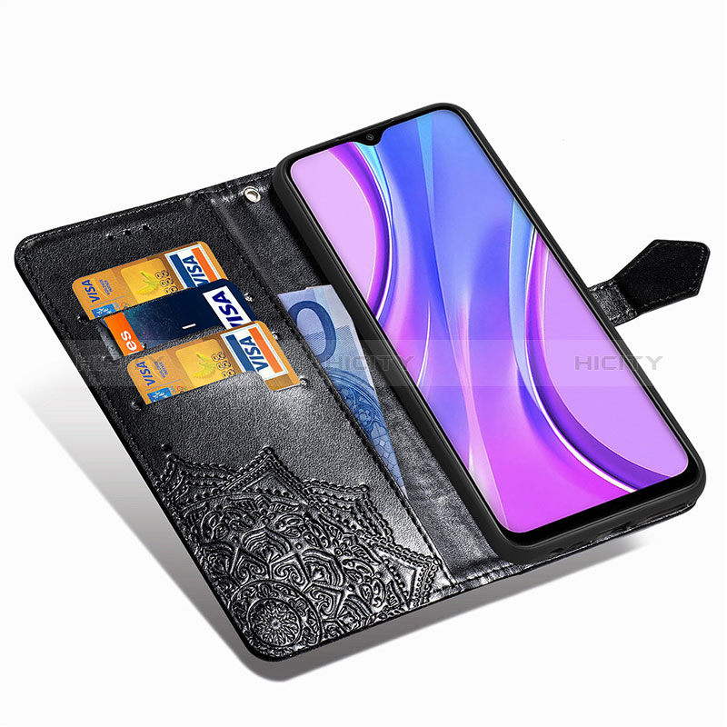 Handytasche Stand Schutzhülle Flip Leder Hülle Modisch Muster für Xiaomi Redmi 9