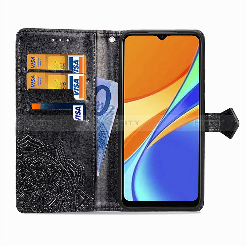 Handytasche Stand Schutzhülle Flip Leder Hülle Modisch Muster für Xiaomi Redmi 9 Activ groß