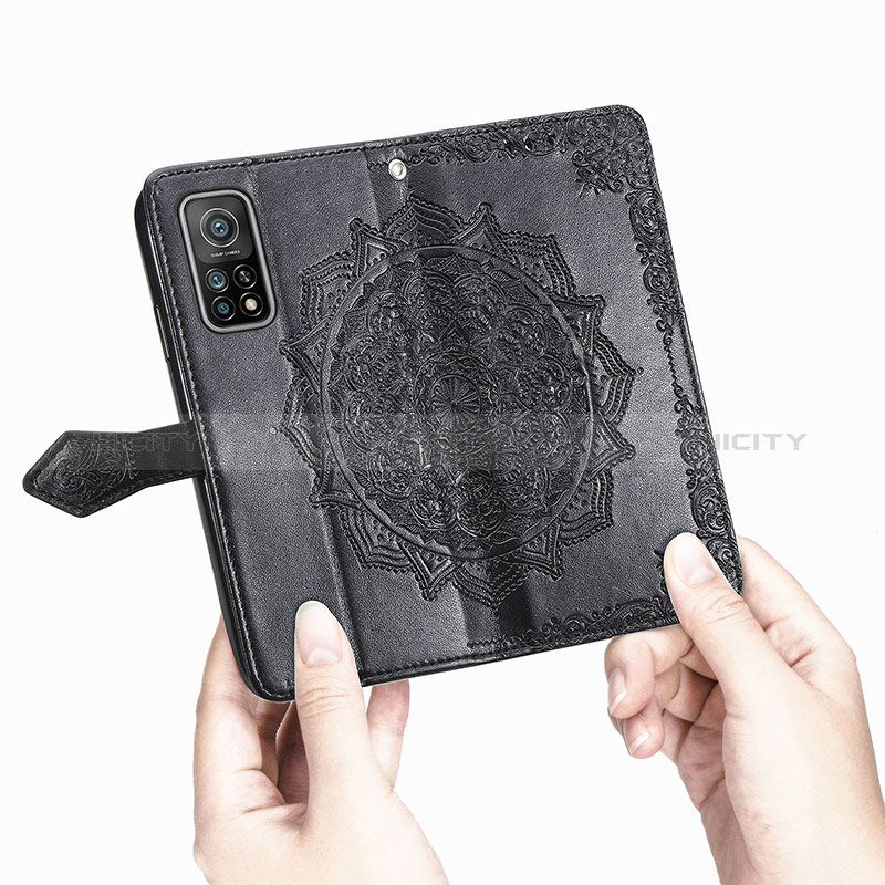 Handytasche Stand Schutzhülle Flip Leder Hülle Modisch Muster für Xiaomi Redmi K30S 5G groß