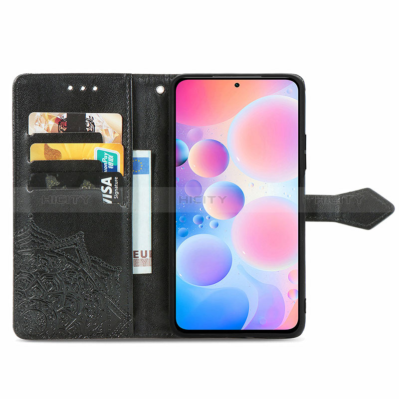 Handytasche Stand Schutzhülle Flip Leder Hülle Modisch Muster für Xiaomi Redmi Note 10 Pro 4G groß