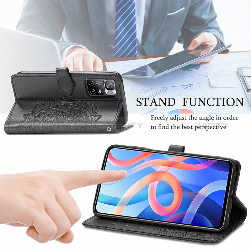 Handytasche Stand Schutzhülle Flip Leder Hülle Modisch Muster für Xiaomi Redmi Note 11 5G