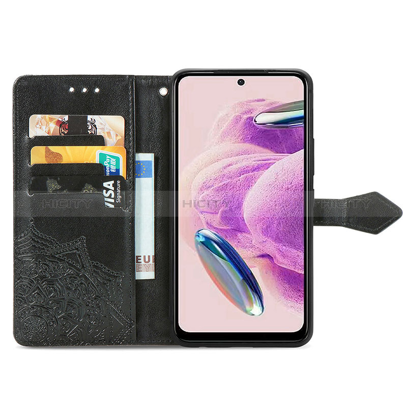 Handytasche Stand Schutzhülle Flip Leder Hülle Modisch Muster für Xiaomi Redmi Note 12S groß