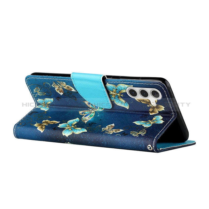 Handytasche Stand Schutzhülle Flip Leder Hülle Modisch Muster H01X für Samsung Galaxy A04s groß