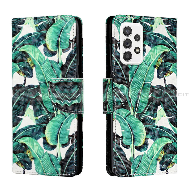 Handytasche Stand Schutzhülle Flip Leder Hülle Modisch Muster H01X für Samsung Galaxy A33 5G