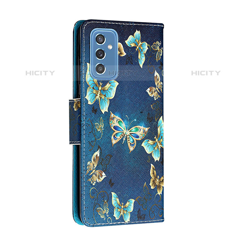 Handytasche Stand Schutzhülle Flip Leder Hülle Modisch Muster H01X für Samsung Galaxy M52 5G