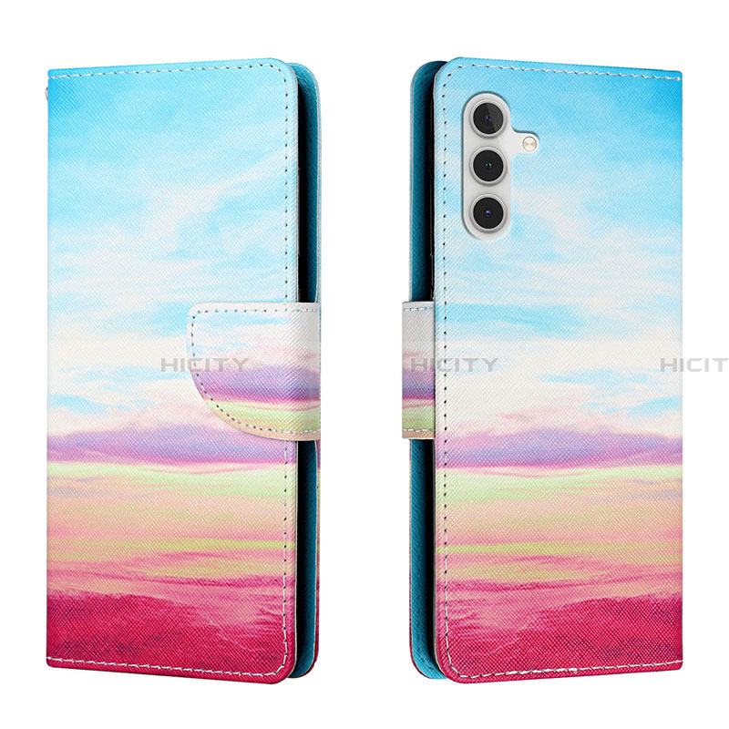 Handytasche Stand Schutzhülle Flip Leder Hülle Modisch Muster H02X für Samsung Galaxy A13 5G