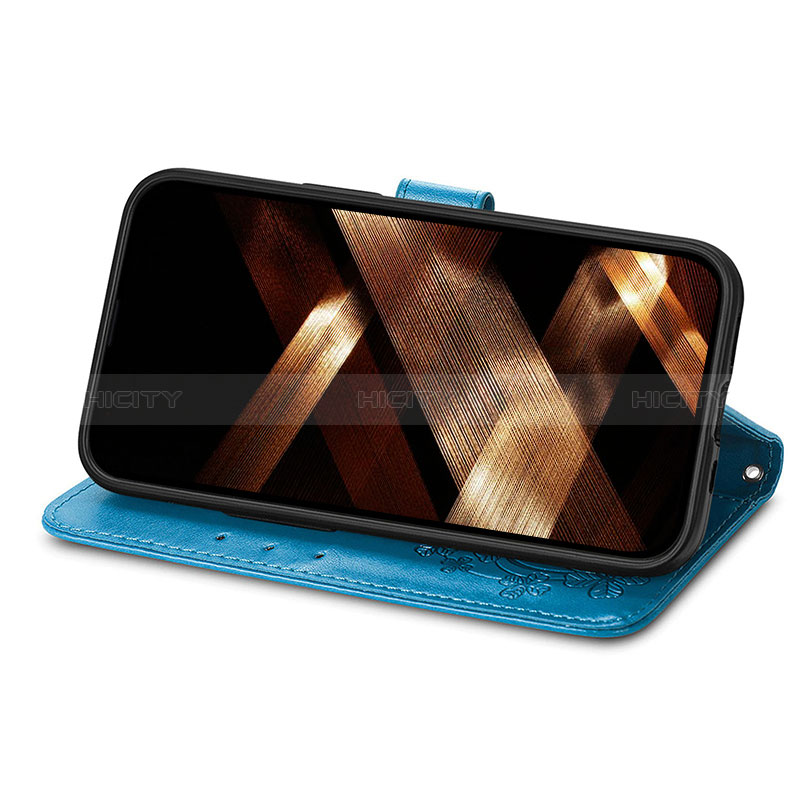 Handytasche Stand Schutzhülle Flip Leder Hülle Modisch Muster H03 für Apple iPhone 14 Pro Max groß