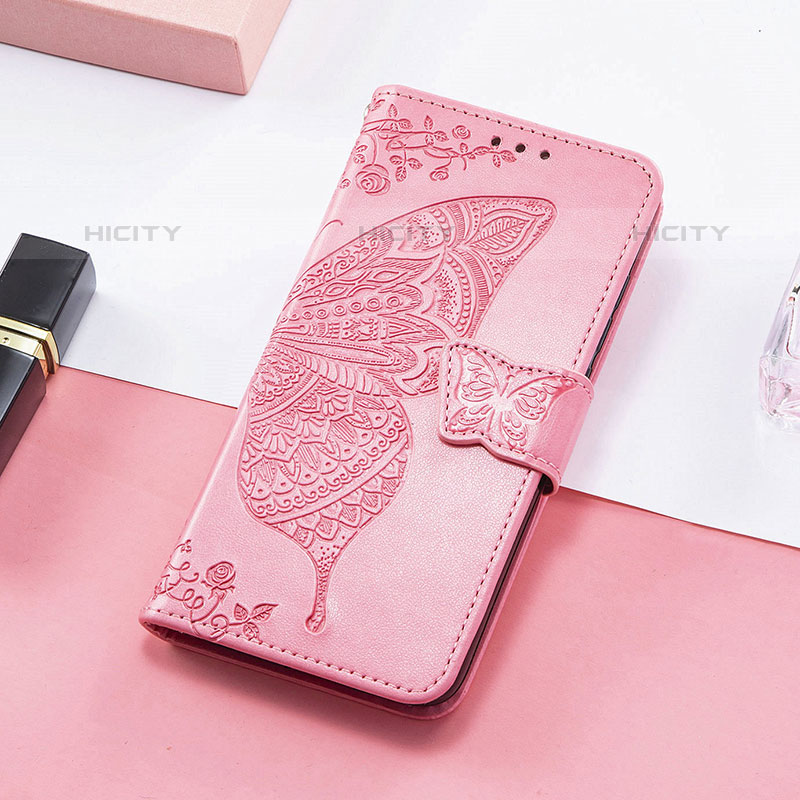 Handytasche Stand Schutzhülle Flip Leder Hülle Modisch Muster H08 für Apple iPhone 15 Pro Pink