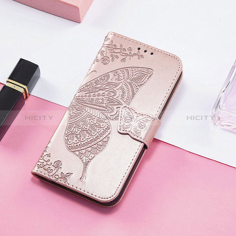 Handytasche Stand Schutzhülle Flip Leder Hülle Modisch Muster H08 für Apple iPhone 15 Rosegold