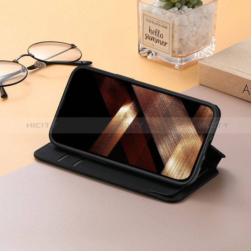 Handytasche Stand Schutzhülle Flip Leder Hülle Modisch Muster H09 für Apple iPhone 14 Pro