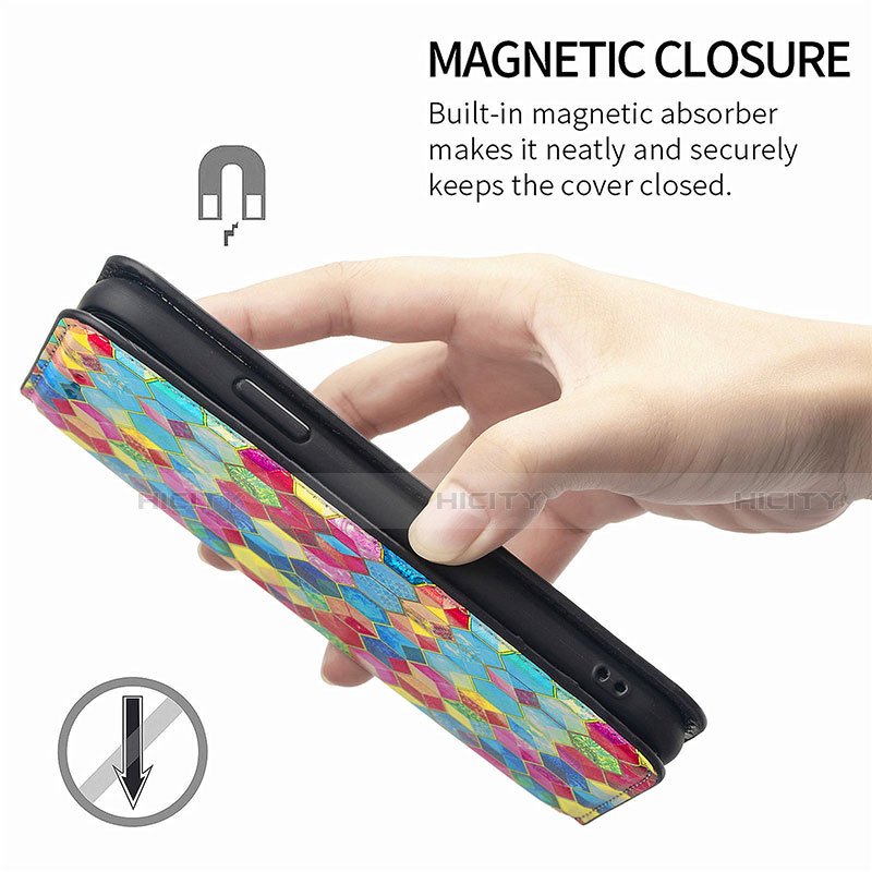 Handytasche Stand Schutzhülle Flip Leder Hülle Modisch Muster H10 für Apple iPhone 14 Plus