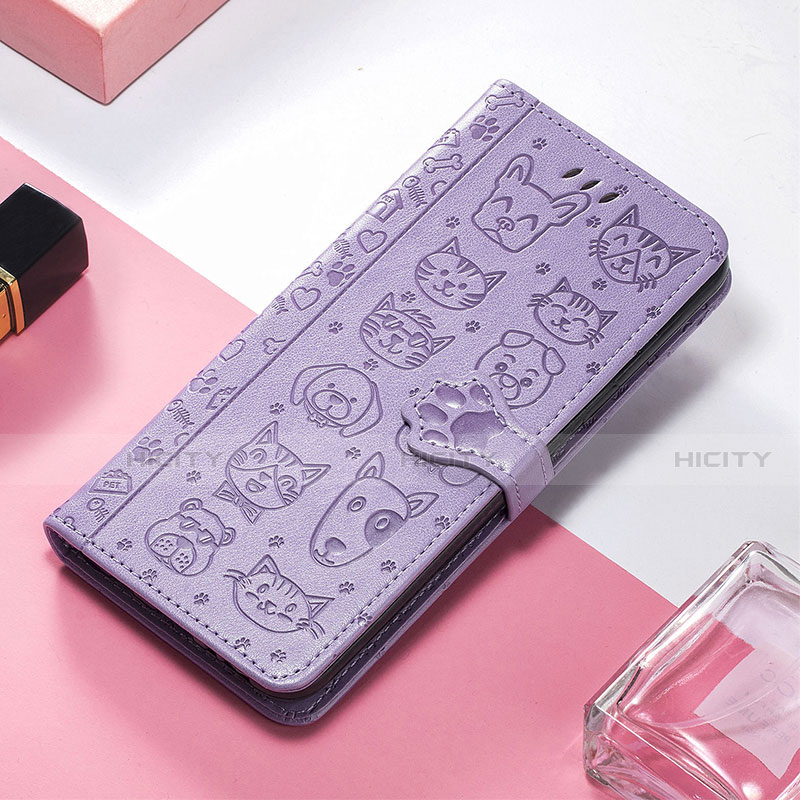 Handytasche Stand Schutzhülle Flip Leder Hülle Modisch Muster H11 für Apple iPhone 13 Pro Max Violett