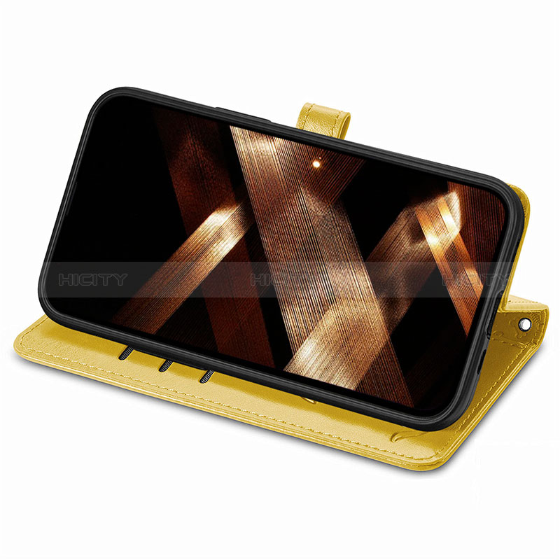 Handytasche Stand Schutzhülle Flip Leder Hülle Modisch Muster H12 für Apple iPhone 14 Pro groß