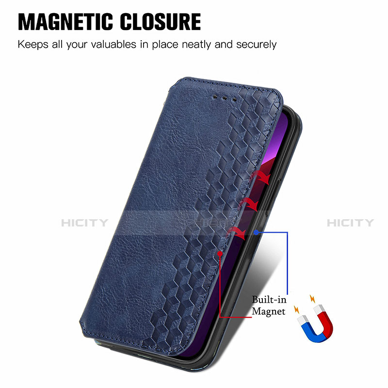 Handytasche Stand Schutzhülle Flip Leder Hülle Modisch Muster H15 für Apple iPhone 13 groß