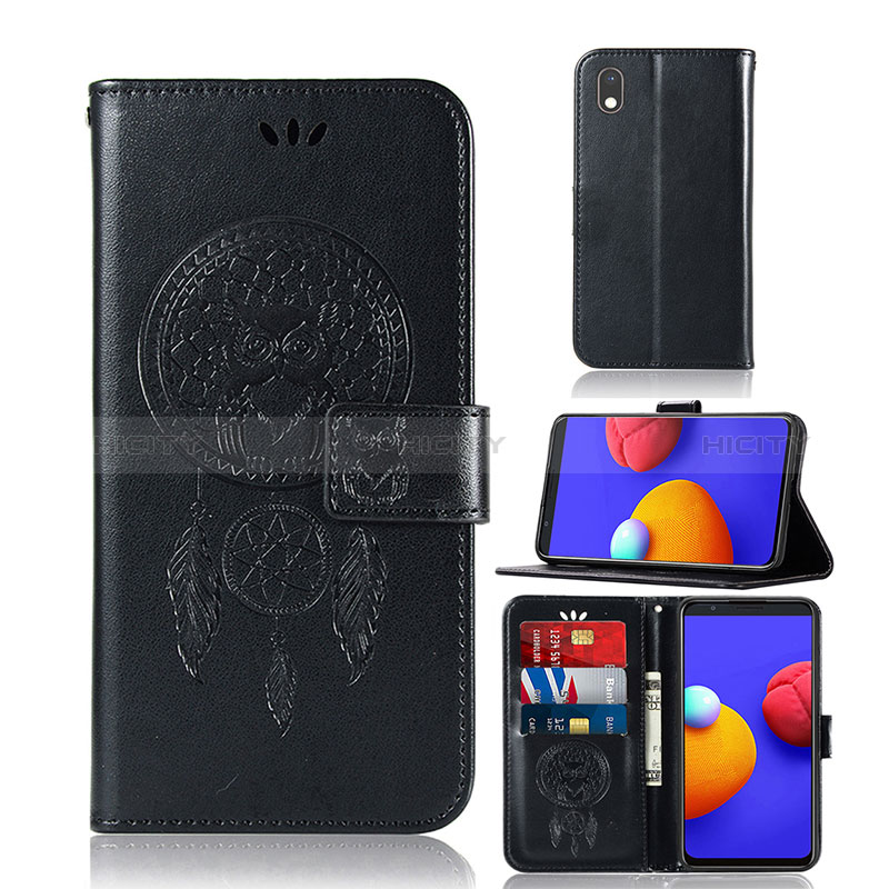 Handytasche Stand Schutzhülle Flip Leder Hülle Modisch Muster JX1 für Samsung Galaxy A01 Core