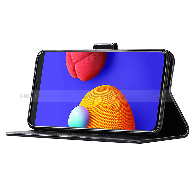 Handytasche Stand Schutzhülle Flip Leder Hülle Modisch Muster JX1 für Samsung Galaxy A01 Core