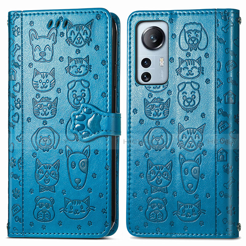 Handytasche Stand Schutzhülle Flip Leder Hülle Modisch Muster L01 für Xiaomi Mi 12 5G groß