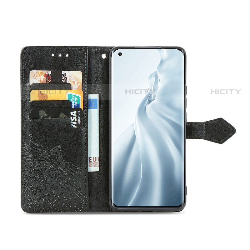 Handytasche Stand Schutzhülle Flip Leder Hülle Modisch Muster L02 für Xiaomi Mi 11 5G groß