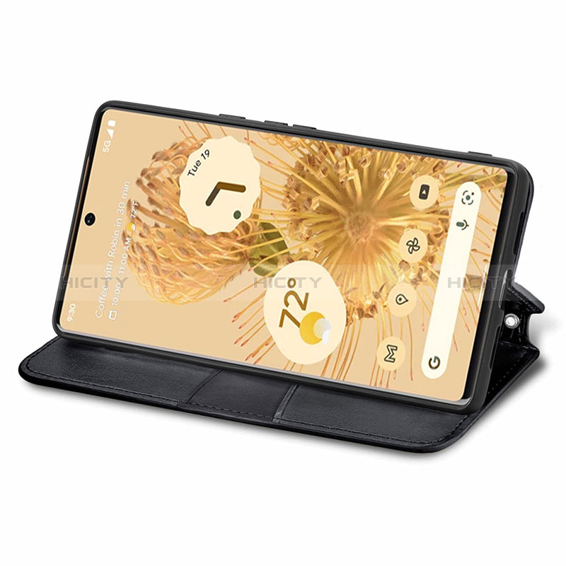 Handytasche Stand Schutzhülle Flip Leder Hülle Modisch Muster S01D für Google Pixel 6 5G