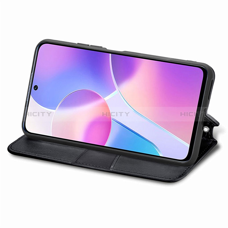 Handytasche Stand Schutzhülle Flip Leder Hülle Modisch Muster S01D für Huawei Honor X30i