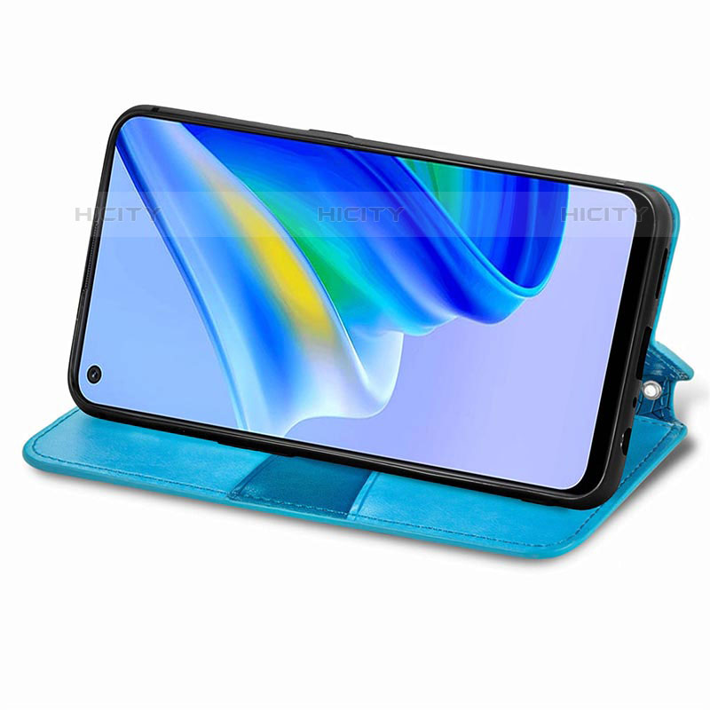 Handytasche Stand Schutzhülle Flip Leder Hülle Modisch Muster S01D für Oppo A74 4G